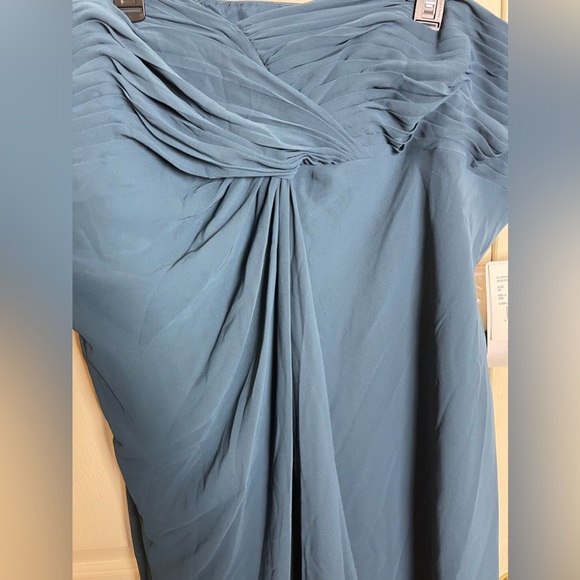 David’s Bridal Strapless Chiffon Short Dress Size 26 NWT - Picture 5 of 8